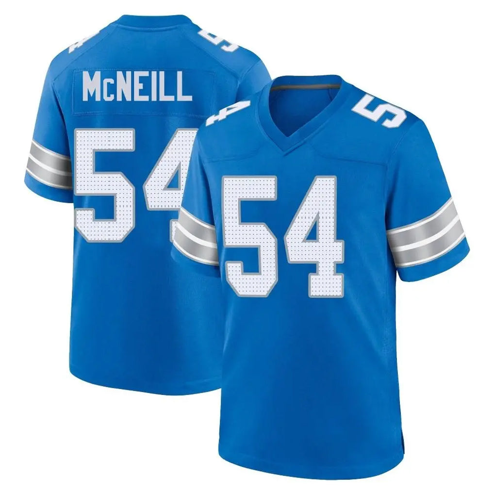 D.Lions #54 Alim McNeill Player Blue Alternate Home Game Kdoa Stitched Jerseys