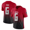 A.Falcons #6 Nick Folk Player Red Vapor Untouchable Limited Home Game Kdoa Stitched Jerseys