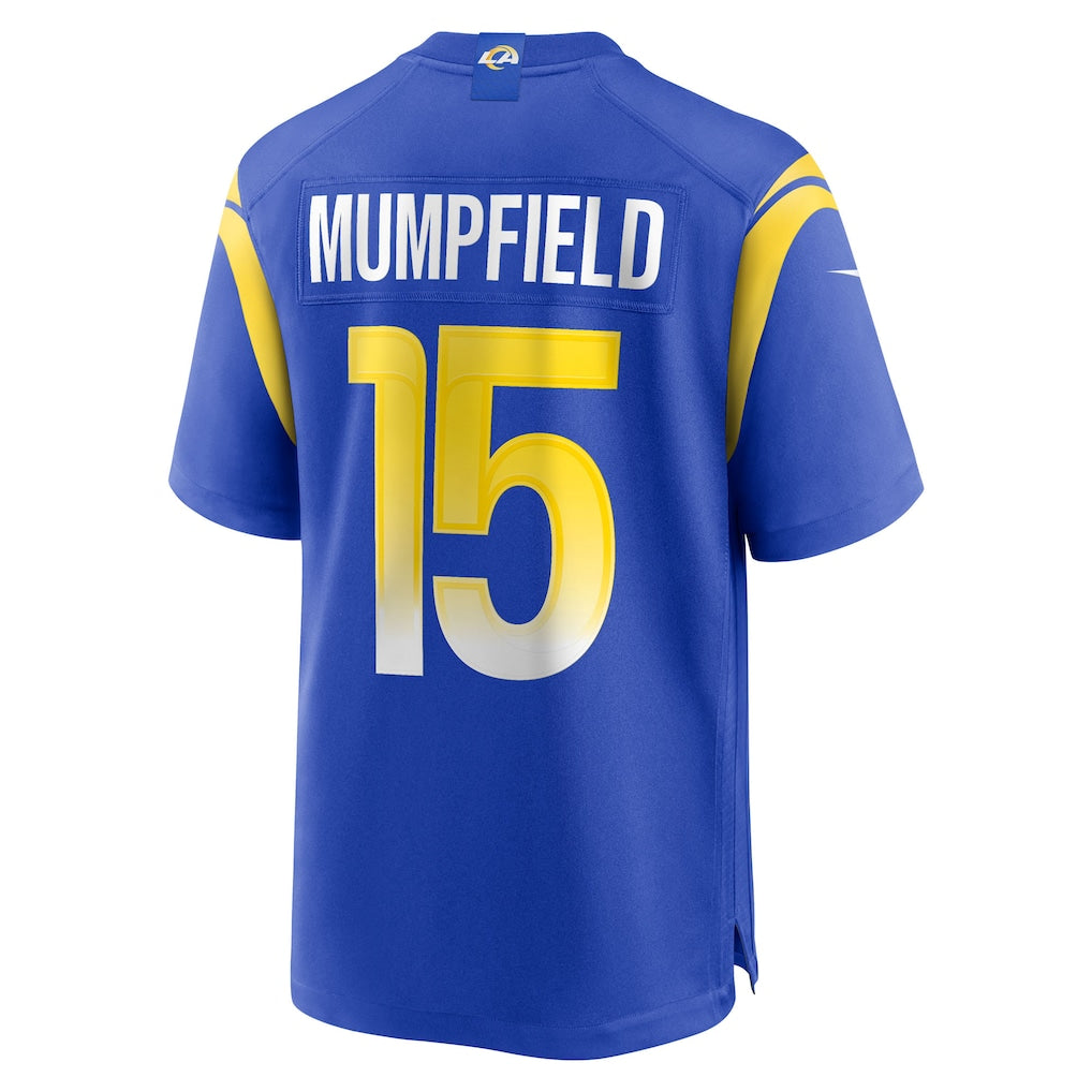 Kdoa LA.Rams #15 Konata Mumpfield Royal Team Game Jersey