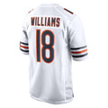 C.Bears #18 Caleb Williams Player White Home Game Kdoa Stitched Jerseys