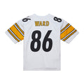 Kdoa P.Steelers #86 Hines Ward Mitchell & Ness White 2005 Authentic Throwback Retired Player Jersey