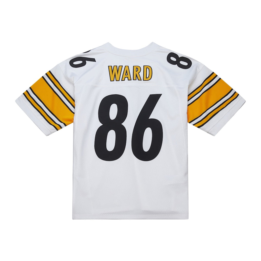 Kdoa P.Steelers #86 Hines Ward Mitchell & Ness White 2005 Authentic Throwback Retired Player Jersey
