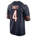 C.Bears #4 D'Andre Swift Player Navy Home Game Kdoa Stitched Jerseys