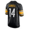 Kdoa P.Steelers #14 Kenneth Gainwell Black Team Game Jersey