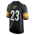 Kdoa P.Steelers #23 Darius Slay Black Team Game Jersey