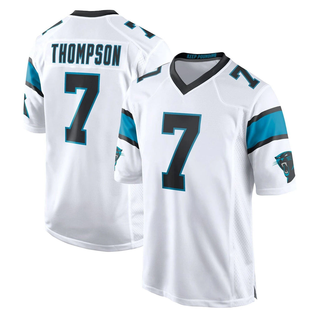 C.Panthers #7 Tre'von Moehrig Player White Game Kdoa Stitched Jerseys